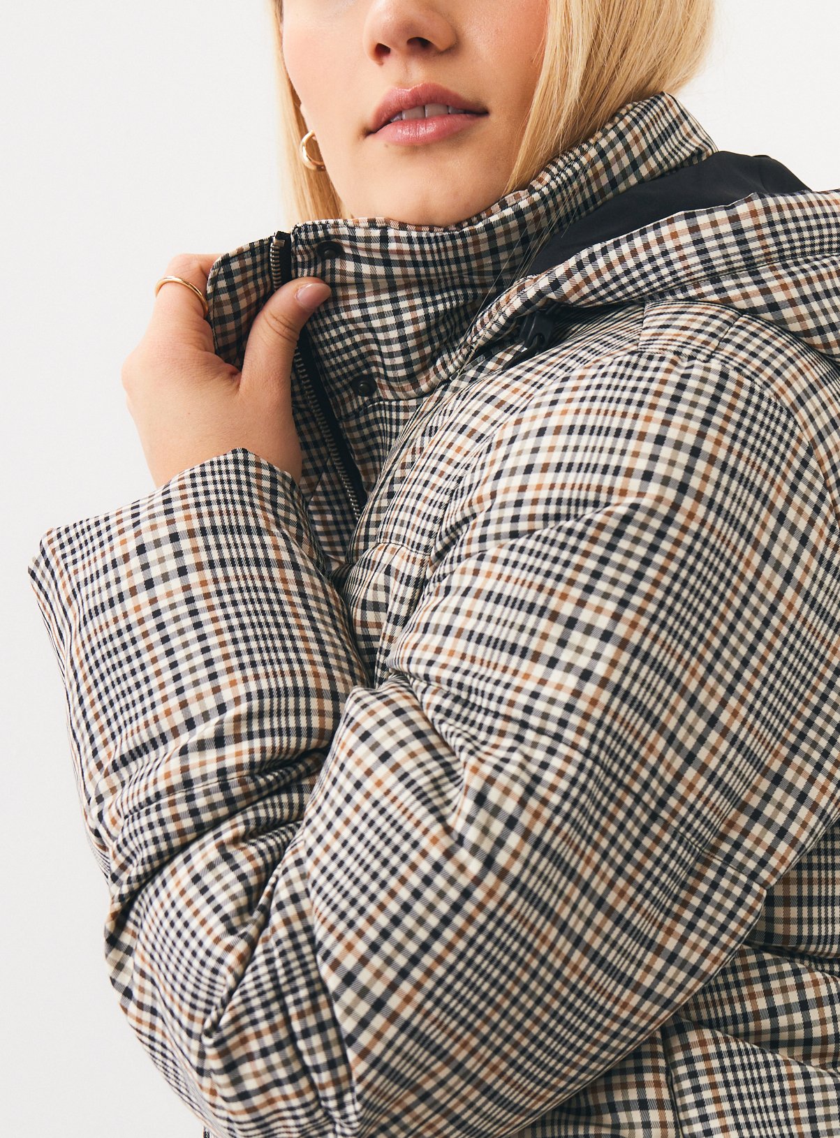 Check Padded Jacket XS - Image 3 thumbnail
